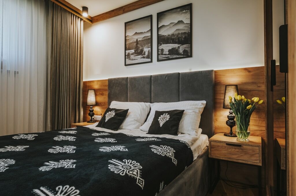 apartament soft nowoczesny w zakopiańskim stylu
